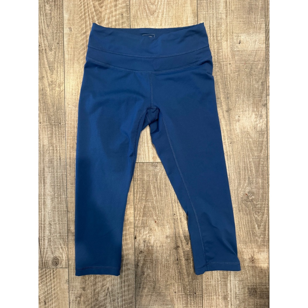 The North Face FlashDry Blue Cropped Leggings Womens Small Activewear Tights